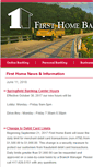 Mobile Screenshot of firsthomesavingsbank.com